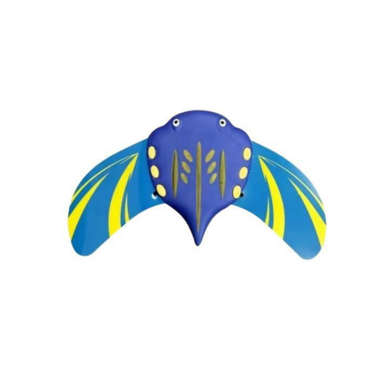 Water-Powered Manta Ray Toy Underwater Pool Toy—Equipped with self-propelled jet propulsion and adjustable fins, this pool diving toy glides smoothly underwater.
