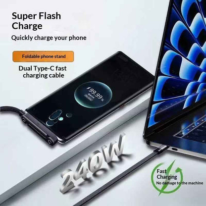 Cheeroll® 240W Ultra-Fast Charging Cable – Premium Edition