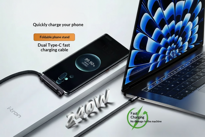 Cheeroll® 240W Ultra-Fast Charging Cable – Premium Edition