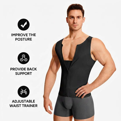 💪Men’s Shapewear Vest — Clinically Designed Compression for Instant Slimming & All-Day Comfort 💪✨