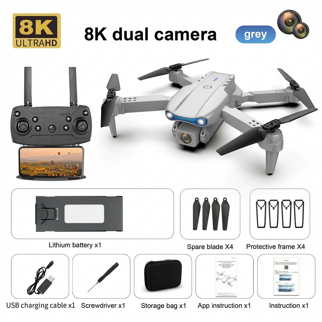 🔥Last Day Sale 70% OFF🚁2026 New Professional Drone | 8K Camera | 5G | 3-Axis Gimbal | 360° Obstacle Avoidance Technology