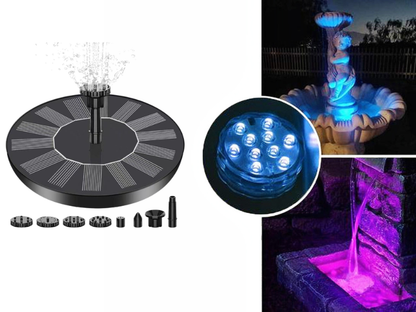 🔥Hot Sales 56% OFF🔥KLENIMORE™ Solar Fountain, Solar Powered Bird Bath Fountain Pump with 4 Nozzles 1.4W Solar Panel Kit Water Pump, Outdoor Watering Submersible Pump for Pond, Pool, Garden, Fish Tank