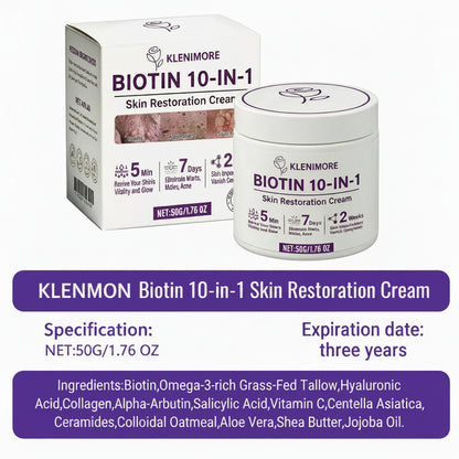 KLENIMORE™ Biotin 10-in-1 Skin Restoration Cream