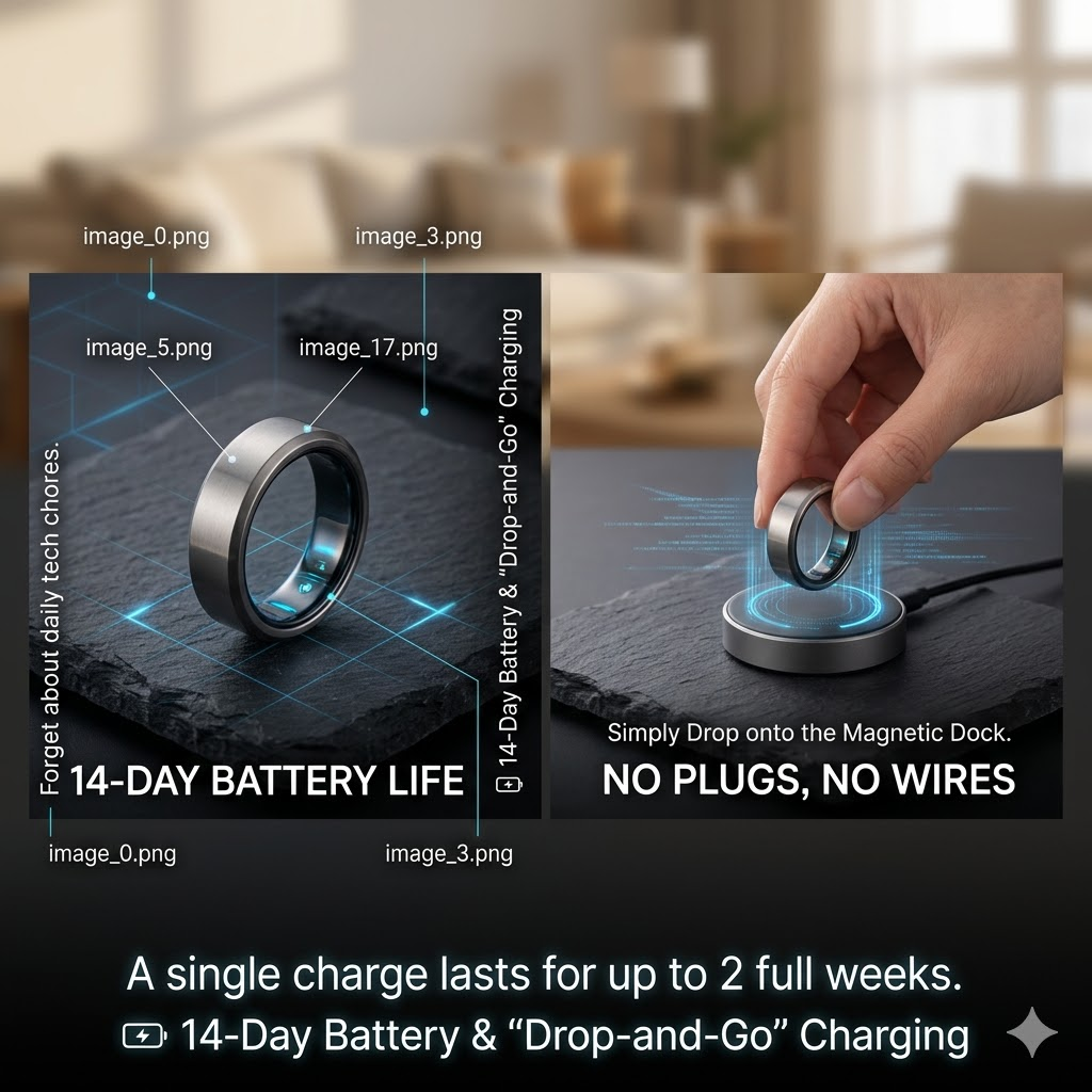 🎉 70% OFF Launch Offer🏆Ringminds® G1 Non-Invasive Smart Ring