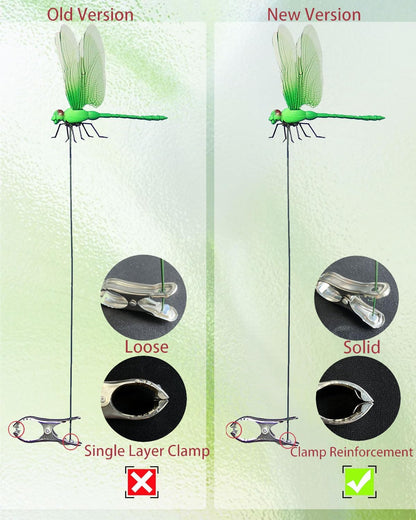 KLENIMORE™🪰 Dragonfly Clip Bug Repellent – Natural Fly & Mosquito Deterrent 🦟 | 3D Realistic Outdoor Garden Decor | Clip-On Hat, Backpack & Camping Gear