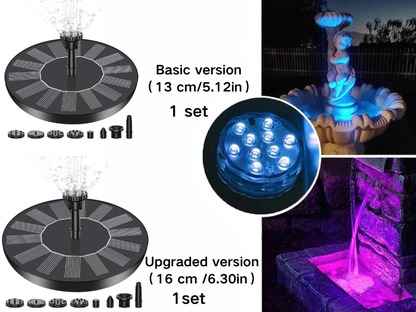 🔥Hot Sales 56% OFF🔥KLENIMORE™ Solar Fountain, Solar Powered Bird Bath Fountain Pump with 4 Nozzles 1.4W Solar Panel Kit Water Pump, Outdoor Watering Submersible Pump for Pond, Pool, Garden, Fish Tank
