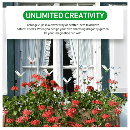 KLENIMORE™🪰 Dragonfly Clip Bug Repellent – Natural Fly & Mosquito Deterrent 🦟 | 3D Realistic Outdoor Garden Decor | Clip-On Hat, Backpack & Camping Gear