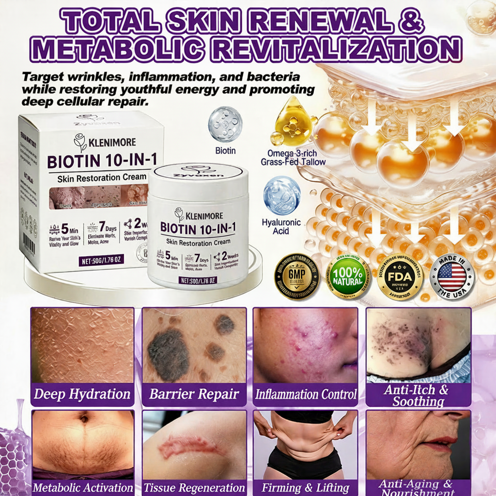 KLENIMORE™ Biotin 10-in-1 Skin Restoration Cream