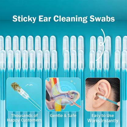 🔥Last Day 80% OFF👂KLENIMORE™ Sticky Ear Cleaning Sticks – Gentle, Visible Ear Care