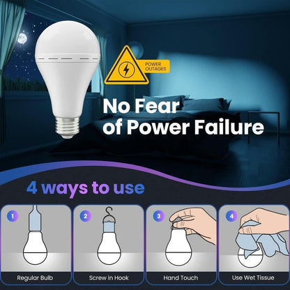 🔥Last Day 70%OFF🔥Cheeroll® Rechargeable Emergency Light Bulbs