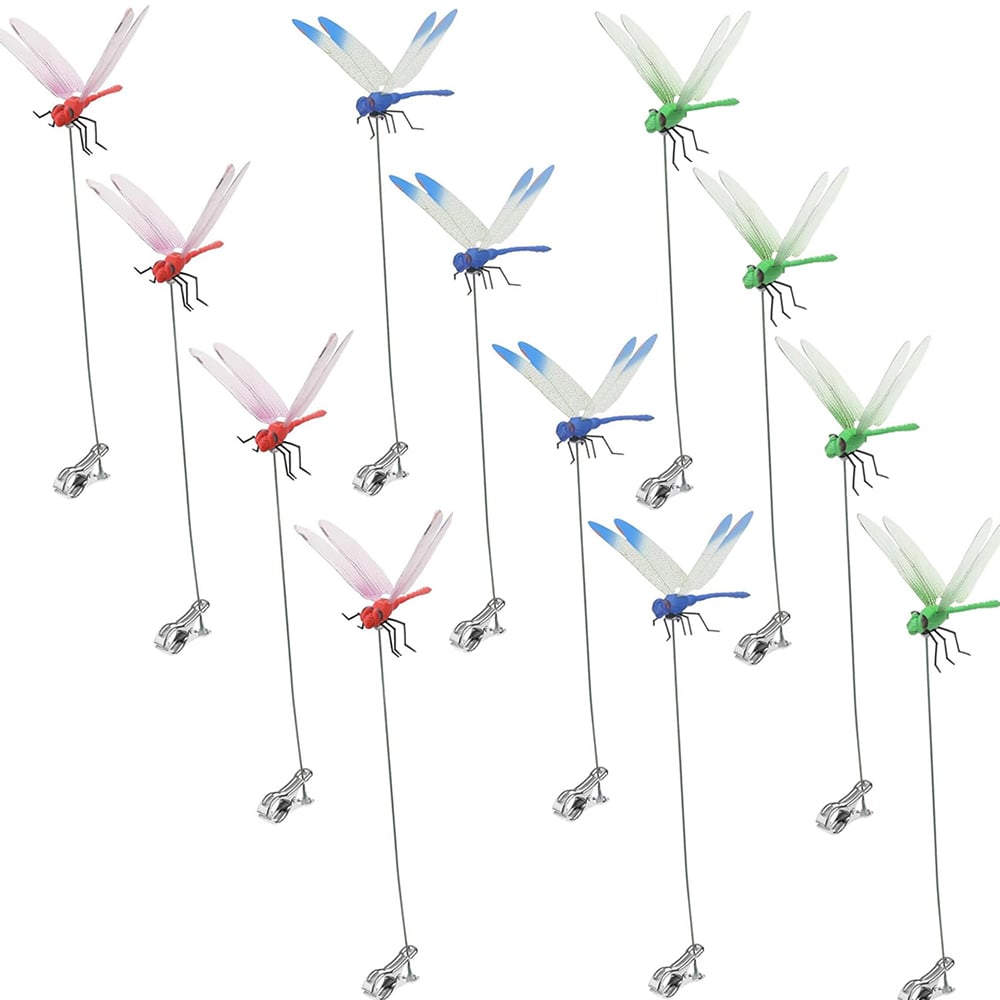 KLENIMORE™🪰 Dragonfly Clip Bug Repellent – Natural Fly & Mosquito Deterrent 🦟 | 3D Realistic Outdoor Garden Decor | Clip-On Hat, Backpack & Camping Gear