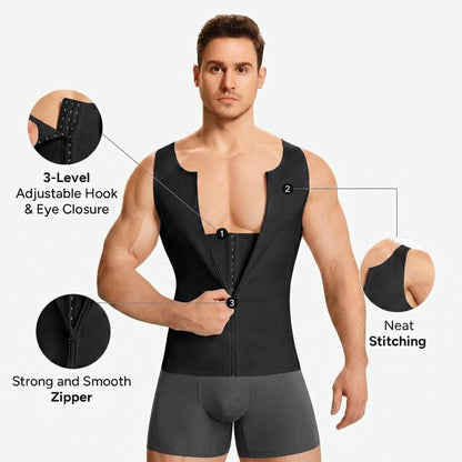 💪Men’s Shapewear Vest — Clinically Designed Compression for Instant Slimming & All-Day Comfort 💪✨