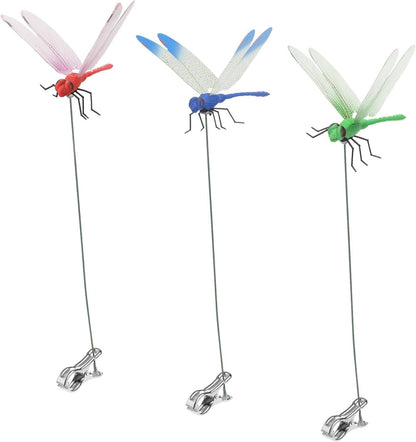 KLENIMORE™🪰 Dragonfly Clip Bug Repellent – Natural Fly & Mosquito Deterrent 🦟 | 3D Realistic Outdoor Garden Decor | Clip-On Hat, Backpack & Camping Gear