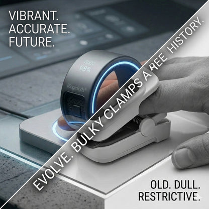 🎉 70% OFF Launch Offer🏆Ringminds® G1 Non-Invasive Smart Ring
