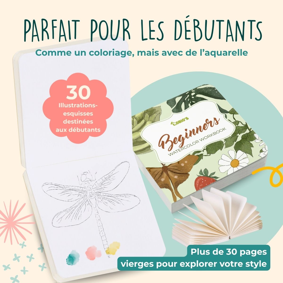 KLENIMORE™ Kit d'aquarelle miniature