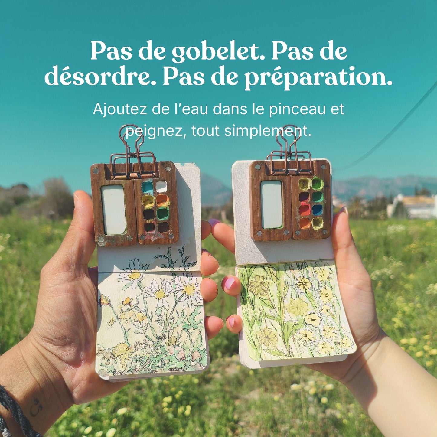KLENIMORE™ Kit d'aquarelle miniature