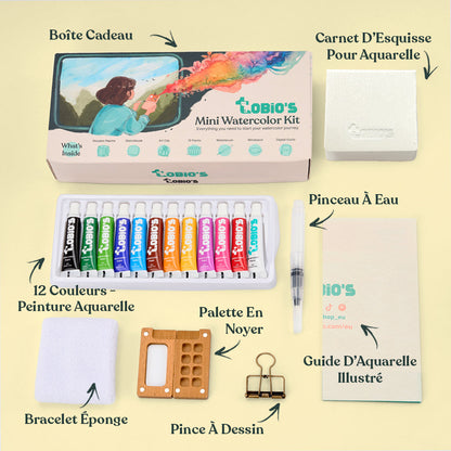 KLENIMORE™ Kit d'aquarelle miniature
