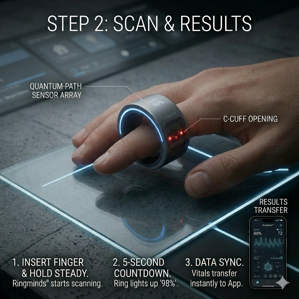🎉 70% OFF Launch Offer🏆Ringminds® G1 Non-Invasive Smart Ring