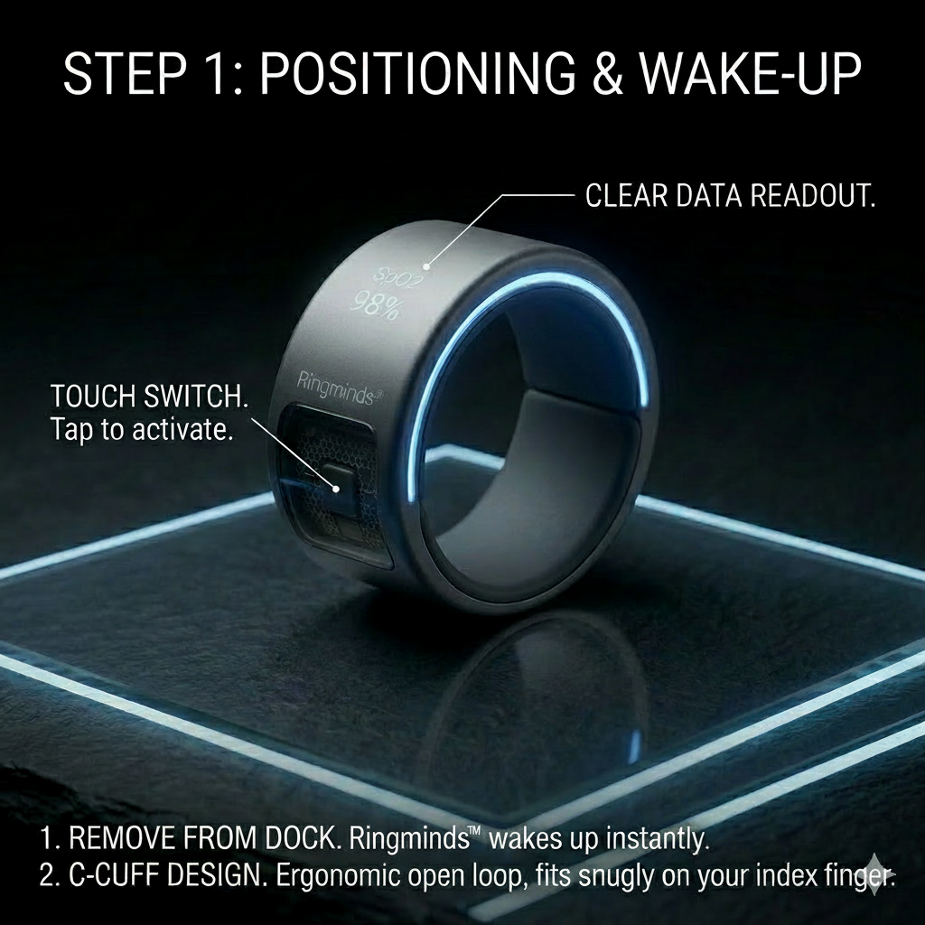 🎉 70% OFF Launch Offer🏆Ringminds® G1 Non-Invasive Smart Ring