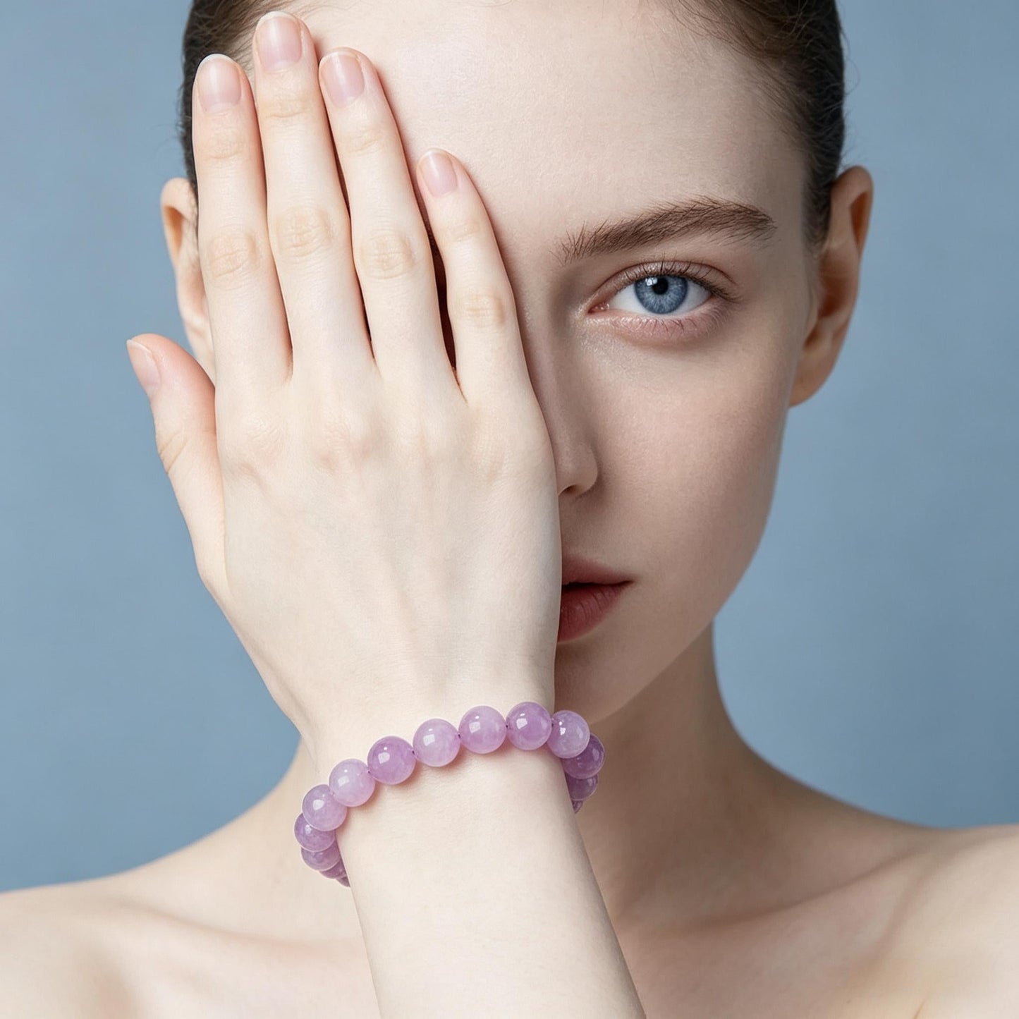 💜 Lavender Jade Energy Bracelet ✨ Stylish gemstone for peace, luck 🍀 calm energy & balance 🌿 elegant everyday wear 🧘‍♀️