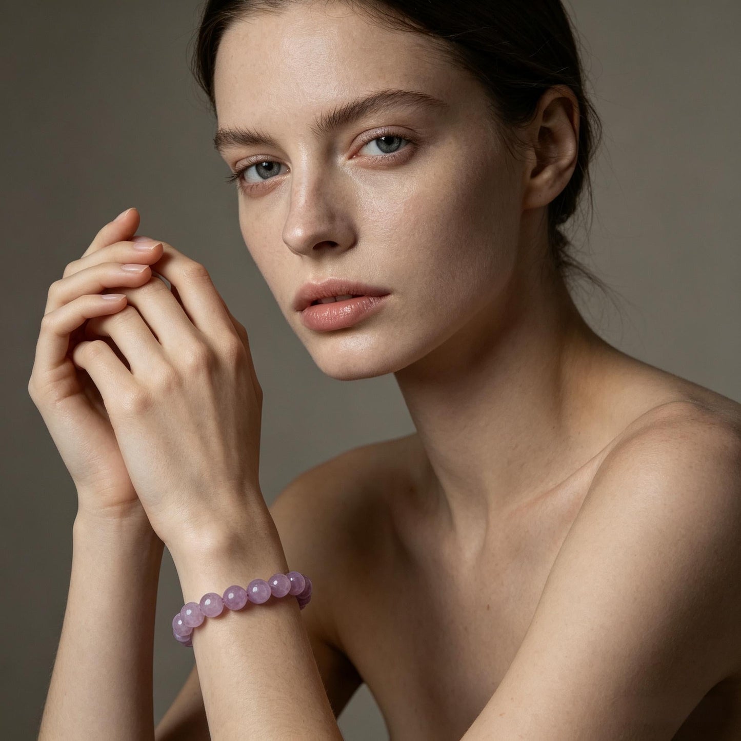 💜 Lavender Jade Energy Bracelet ✨ Stylish gemstone for peace, luck 🍀 calm energy & balance 🌿 elegant everyday wear 🧘‍♀️