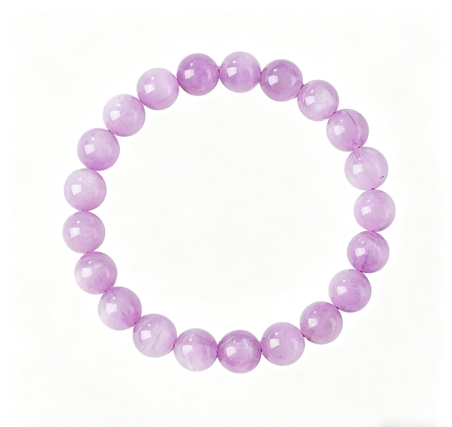💜 Lavender Jade Energy Bracelet ✨ Stylish gemstone for peace, luck 🍀 calm energy & balance 🌿 elegant everyday wear 🧘‍♀️