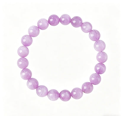 💜 Lavender Jade Energy Bracelet ✨ Stylish gemstone for peace, luck 🍀 calm energy & balance 🌿 elegant everyday wear 🧘‍♀️
