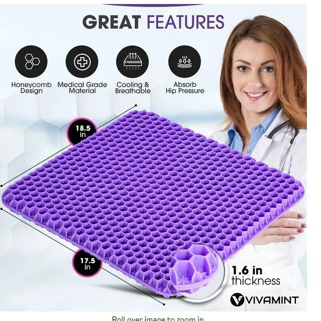 ❄️ Stay Cool While You Sit – Ultra Cooling Seat Cushion for All-Day Comfort 🧊