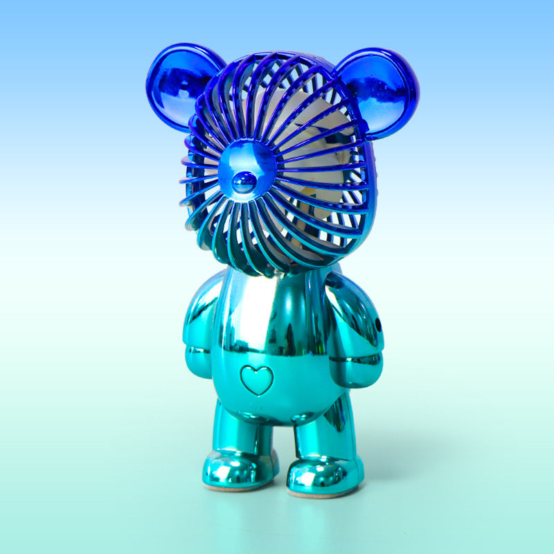 🔥HOT SALE TODAY❄️ Designer Bear Mini Fan 🐻 – Powerful Pocket Cooling Fan with Quiet Rechargeable Airflow