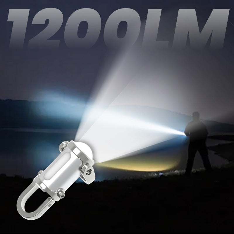 Cheeroll® 1200LM Super Bright Mini Keychain Flashlight Waterproof