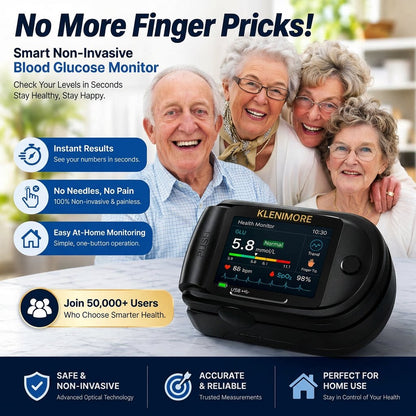 KLENIMORE™ Non-Invasive Blood Glucose Monitor | High-Precision 99.9% Accuracy | TGA Certified