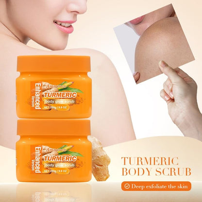 Turmeric Body Scrub, Botanical Skin Cleanser for Dullness & Uneven Tone