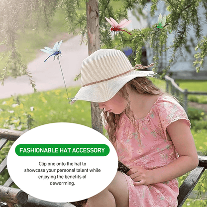 KLENIMORE™🪰 Dragonfly Clip Bug Repellent – Natural Fly & Mosquito Deterrent 🦟 | 3D Realistic Outdoor Garden Decor | Clip-On Hat, Backpack & Camping Gear