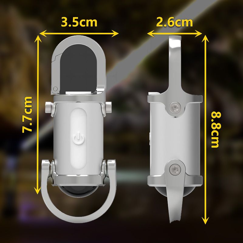 Cheeroll® 1200LM Super Bright Mini Keychain Flashlight Waterproof