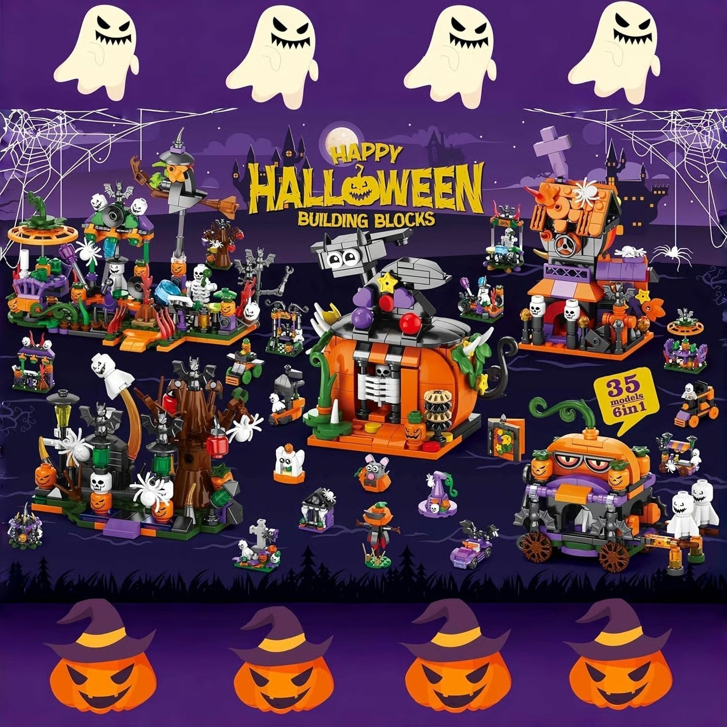 🎃31 Days of Halloween Advent Calendar Bricks