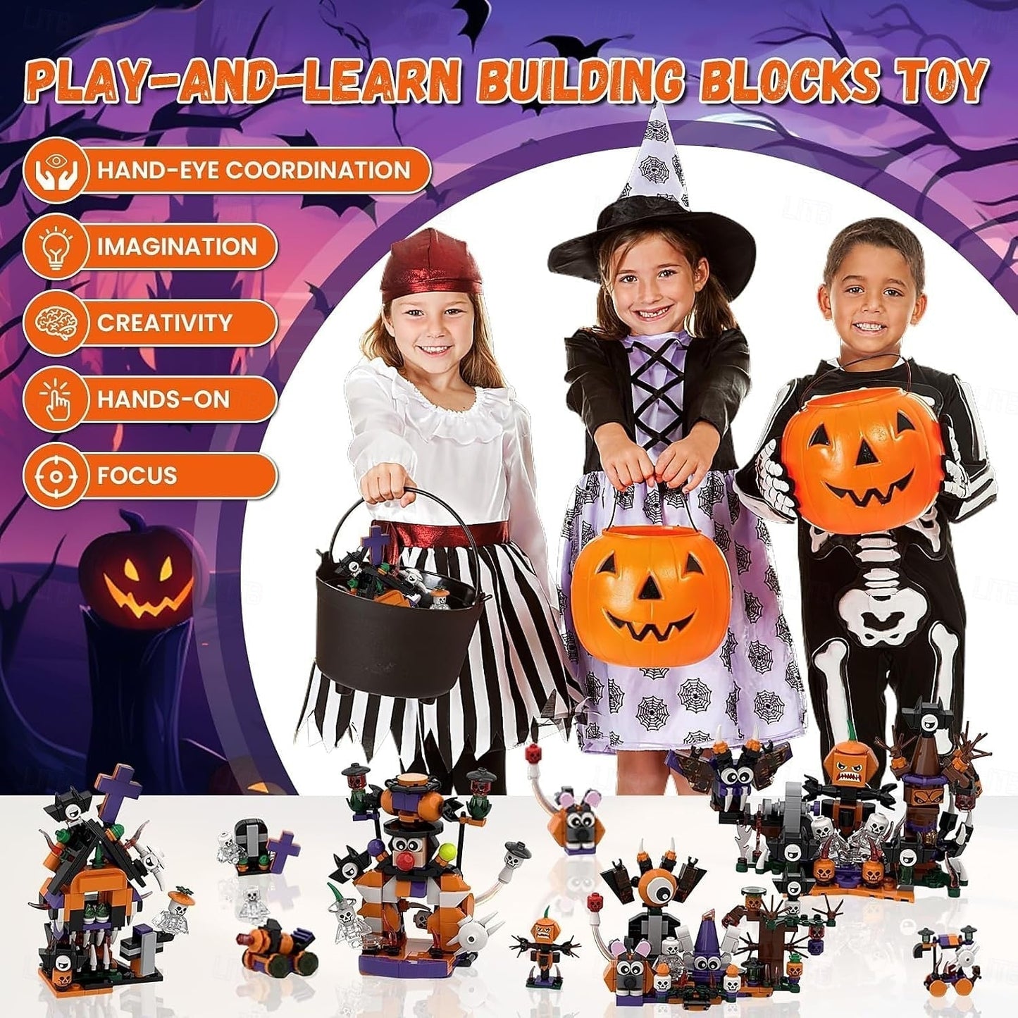 🎃31 Days of Halloween Advent Calendar Bricks