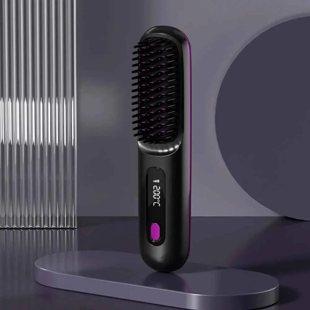 KLENIMORE™🌟Pro Cordless Ionic Hair Straightening Brush 🔥 50% OFF Today Only – Over 10,000 Happy Customers