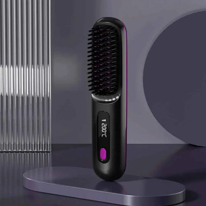 KLENIMORE™🌟Pro Cordless Ionic Hair Straightening Brush 🔥 50% OFF Today Only – Over 10,000 Happy Customers