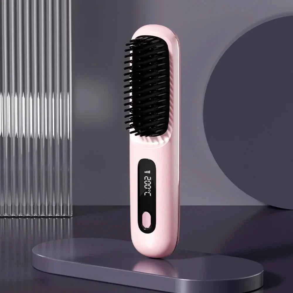 KLENIMORE™🌟Pro Cordless Ionic Hair Straightening Brush 🔥 50% OFF Today Only – Over 10,000 Happy Customers