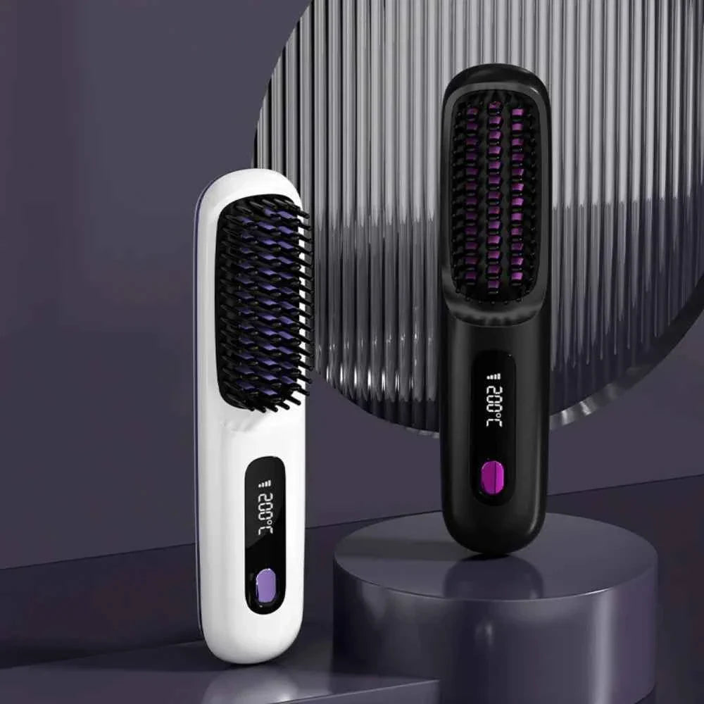 KLENIMORE™🌟Pro Cordless Ionic Hair Straightening Brush 🔥 50% OFF Today Only – Over 10,000 Happy Customers