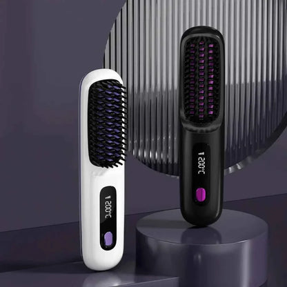 KLENIMORE™🌟Pro Cordless Ionic Hair Straightening Brush 🔥 50% OFF Today Only – Over 10,000 Happy Customers