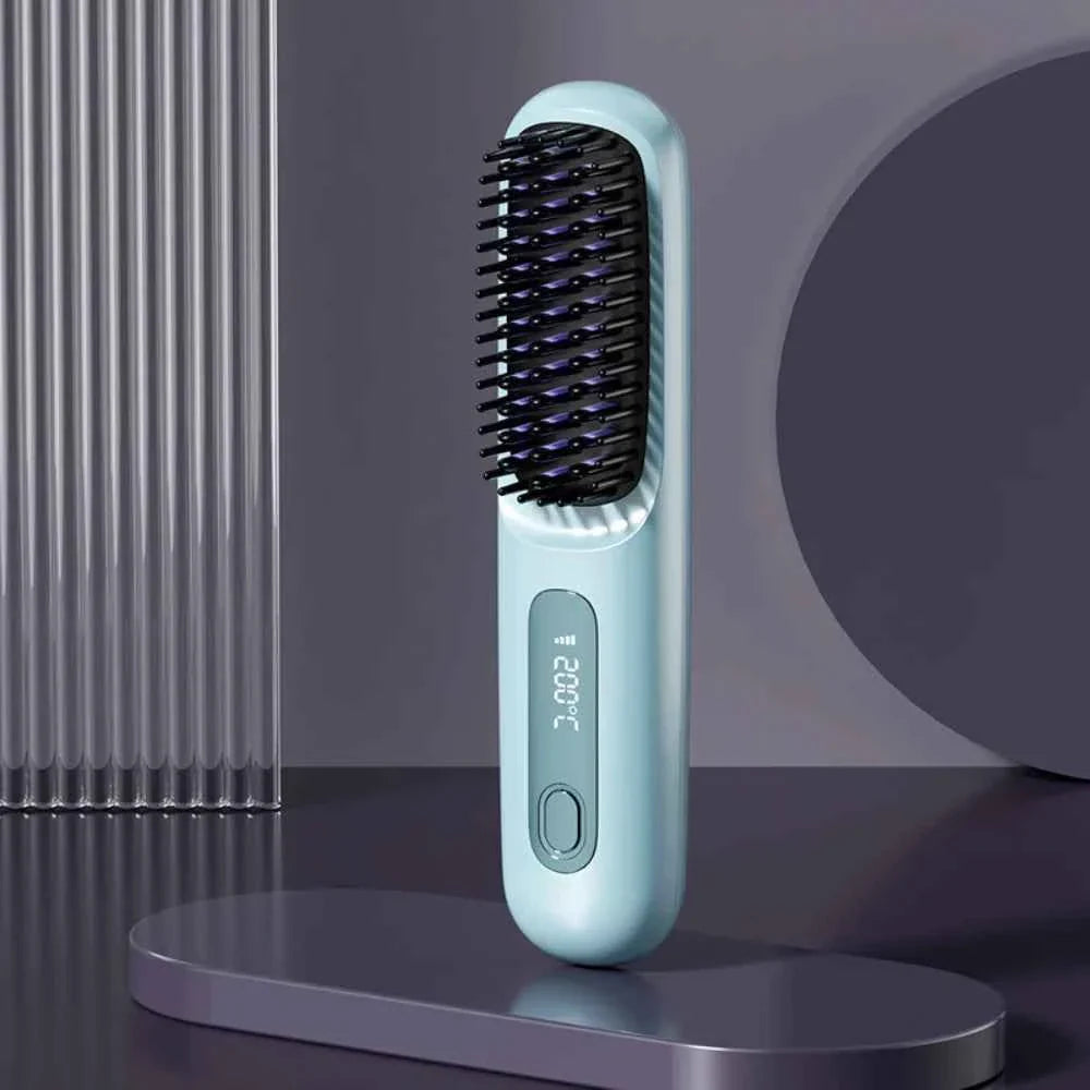 KLENIMORE™🌟Pro Cordless Ionic Hair Straightening Brush 🔥 50% OFF Today Only – Over 10,000 Happy Customers
