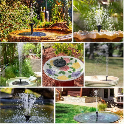 🔥Hot Sales 56% OFF🔥KLENIMORE™ Solar Fountain, Solar Powered Bird Bath Fountain Pump with 4 Nozzles 1.4W Solar Panel Kit Water Pump, Outdoor Watering Submersible Pump for Pond, Pool, Garden, Fish Tank