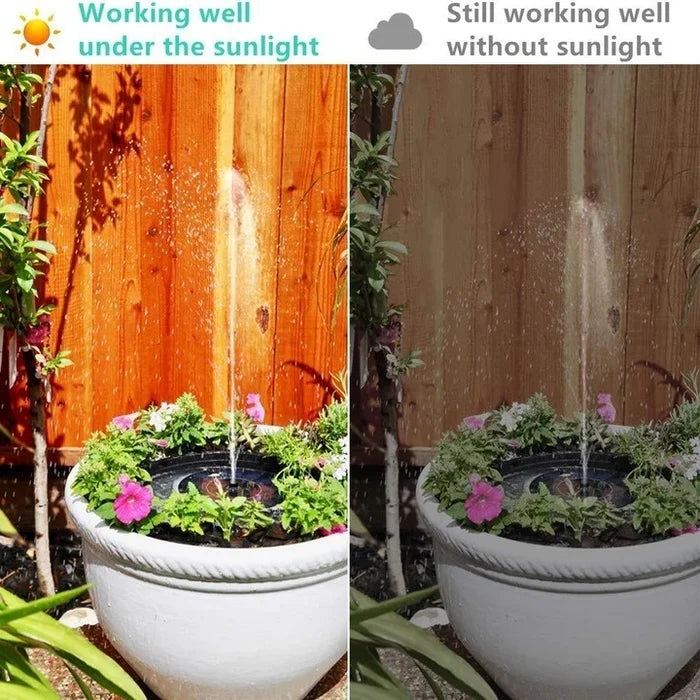 🔥Hot Sales 56% OFF🔥KLENIMORE™ Solar Fountain, Solar Powered Bird Bath Fountain Pump with 4 Nozzles 1.4W Solar Panel Kit Water Pump, Outdoor Watering Submersible Pump for Pond, Pool, Garden, Fish Tank