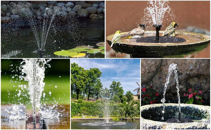 🔥Hot Sales 56% OFF🔥KLENIMORE™ Solar Fountain, Solar Powered Bird Bath Fountain Pump with 4 Nozzles 1.4W Solar Panel Kit Water Pump, Outdoor Watering Submersible Pump for Pond, Pool, Garden, Fish Tank