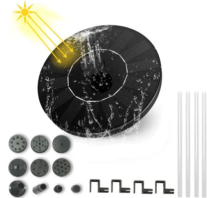 🔥Hot Sales 56% OFF🔥KLENIMORE™ Solar Fountain, Solar Powered Bird Bath Fountain Pump with 4 Nozzles 1.4W Solar Panel Kit Water Pump, Outdoor Watering Submersible Pump for Pond, Pool, Garden, Fish Tank