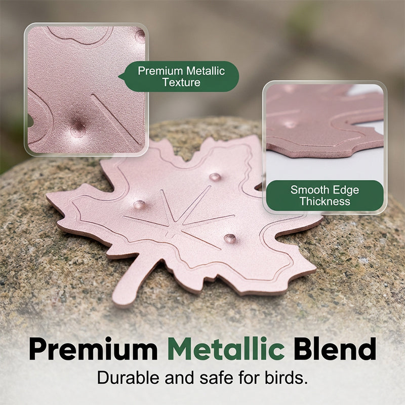 Universal maple leaf shaped water purifier for birdbaths