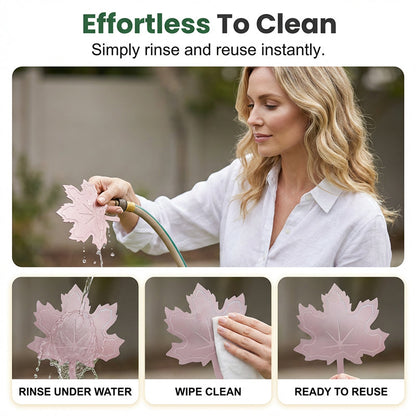 Universal maple leaf shaped water purifier for birdbaths