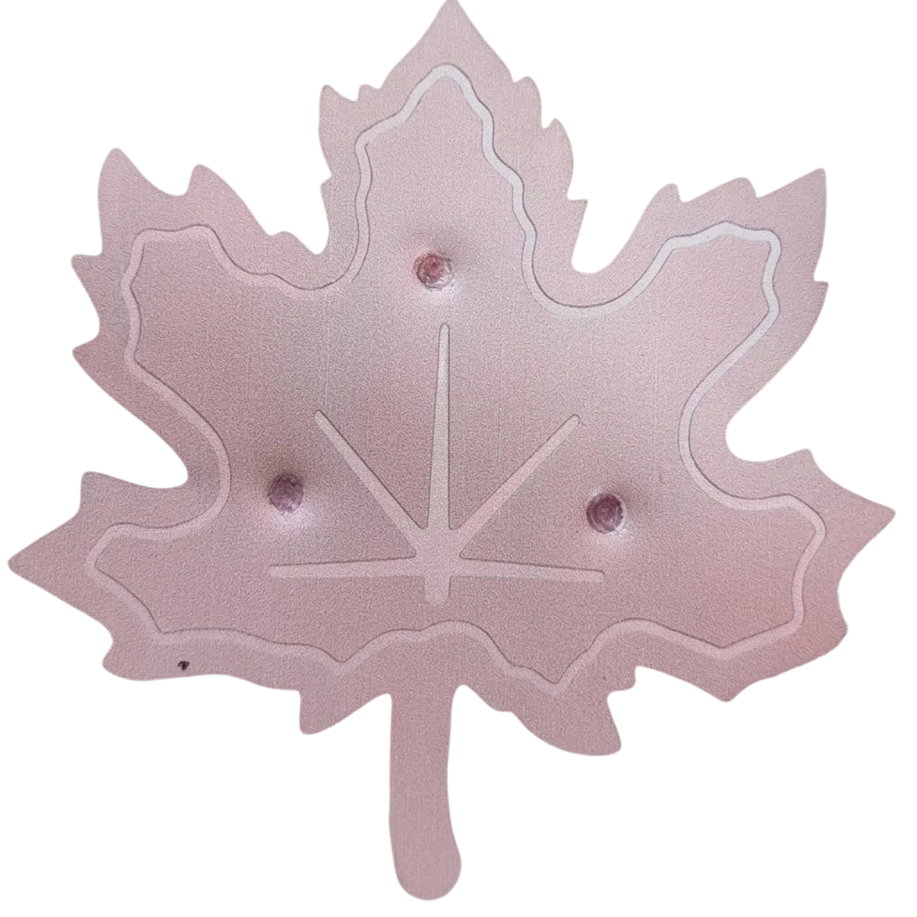 Universal maple leaf shaped water purifier for birdbaths