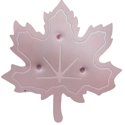 Universal maple leaf shaped water purifier for birdbaths